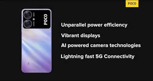 POCO M6 5G (Galactic Black,6GB RAM, 128GB Storage) | MediaTek Dimensity 6100+ 5G Processor | 5000 mAh Battery + 18W Fast Charging | 50 MP AI Dual-Camera System & Side Fingerprint Sensor - Image 9