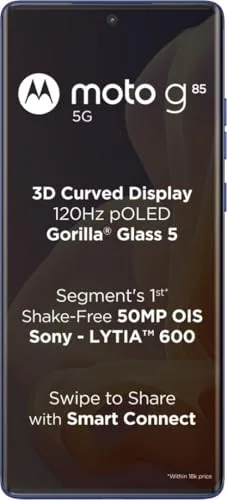 Moto G85 5G (8GB 128GB, Urban Grey, New) - Image 2
