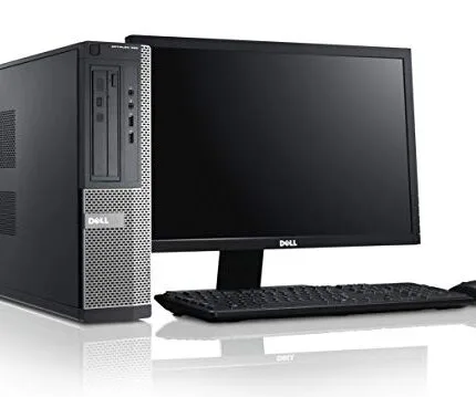 (Renewed) Dell Optiplex 790 Desktop (IntelCore i3/8 GB RAM/ 1 TB HDD/ Windows 10 Pro,MS Office/Intel Q65 Express Chipset/DVD R/W, 17"Monitor(1398 x 780), Black