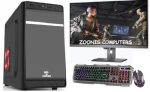 Zoonis Desktop Computer Full Setup Core i5-2400/ Ram 16GB/ 256GB SSD/ 500GB HDD/Windows10 /WiFi/19 Inch Monitor/Keyboard+Mouse for Home, Gaming Pc, Office (Full Set up)