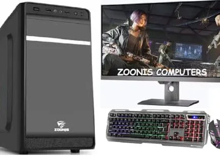 Zoonis Desktop Computer Full Setup Core i5-2400/ Ram 16GB/ 256GB SSD/ 500GB HDD/Windows10 /WiFi/19 Inch Monitor/Keyboard+Mouse for Home, Gaming Pc, Office (Full Set up)