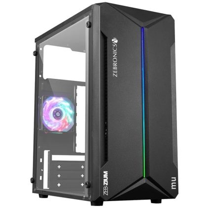 mu Computer Desktop PC (Core i5-3500/8 GB RAM/ 256GB SSD / 500 GB HDD/HD Graphics 3000/ HDMI/VGA/Ethernet/Operating System Win-10) Basic Software Installed (Black) (i5-8-256-500)