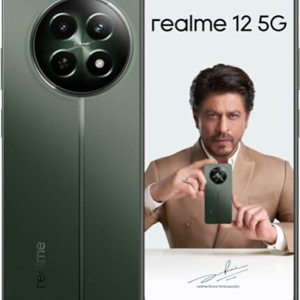 realme 12 5G (Woodland Green, 8GB RAM 128 GB Storage) | 108 MP 3X Zoom Portrait Camera | Trendy Watch Design | 45 W SUPERVOOC Charge | 5000 mAh Massive Battery | Dual Stereo Speakers | Dynamic Button