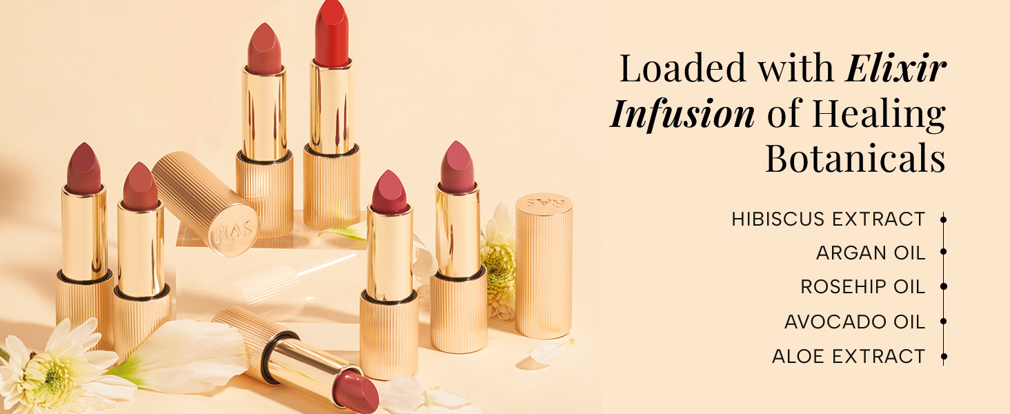 Elixir Infusion; Lipsticks; Botenicals; Natural ingridiant