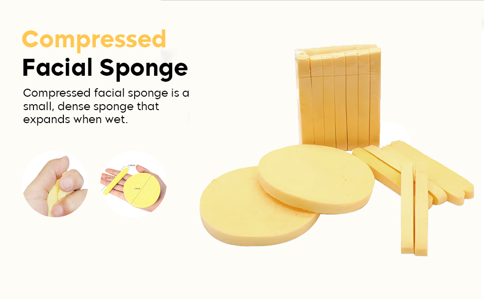 Compressed Facial Sponges