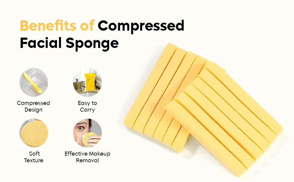 Benefits of  Compressed Facial Sponges