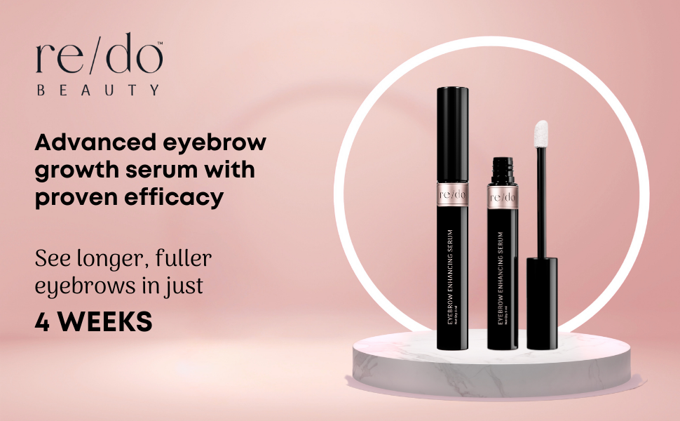 eyebrow enhancing serum text