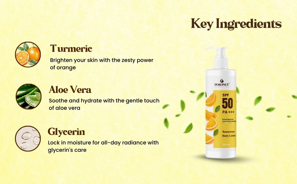 pokonut sunscreen key ingredients