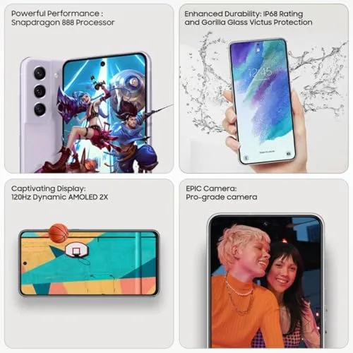 Samsung Galaxy S21 FE 5G (Olive, 8GB RAM, 256GB Storage) with Snapdragon 888 Processor - Image 3