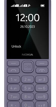 Nokia 130 Music | Built-in Powerful Loud Speaker with Music Player and Wireless FM Radio | Dedicated Music Buttons | Big 2.4” Display | 1 Month Standby Battery Life | Purple