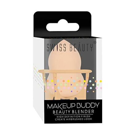 Swiss Beauty Makeup Buddy Beauty Blender for Face Makeup | Reusable | Multi-Use Beauty Blender | Shade - 01