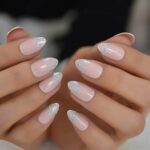 Gush Beauty Nailed It | Reusable Luxury Press On Nails With Application Kit | (Aura - Short Round)