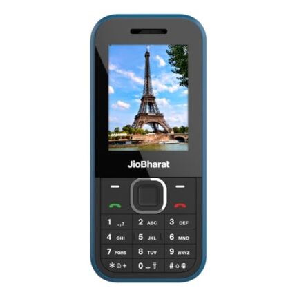 JioBharat B2 4G Keypad Phone with JioTV, JioCinema, JioSaavn, JioPay (UPI), JioChat, JioPhotos Powerful 2000mAh Battery, LED Torch, Digital Camera |Blue | Locked for JioNetwork