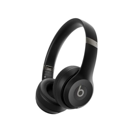 Beats Solo 4 – Wireless Bluetooth Over Ear Ultralight Headphones, Up to 50H of Battery Life, 10 min Fast Charge for 5H Battery, Mic w/Voice Assist, 3.5 mm, Apple & Android Compatible - Matte Black