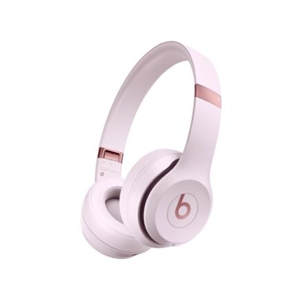 Beats Solo 4 – Wireless Bluetooth Over Ear Ultralight Headphones, Up to 50H of Battery Life, 10 min Fast Charge for 5H Battery, Mic w/Voice Assist, 3.5 mm, Apple & Android Compatible - Cloud Pink