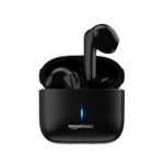 amazon basics True Wireless in-Ear Earbuds with Mic, 10MM Dual Drivers, Up to 56ms Low Latency, IPX5 Sweat & Water Resistant, Bluetooth 5.3, Up to 30 Hours Play Time, Fast Charging (Black)