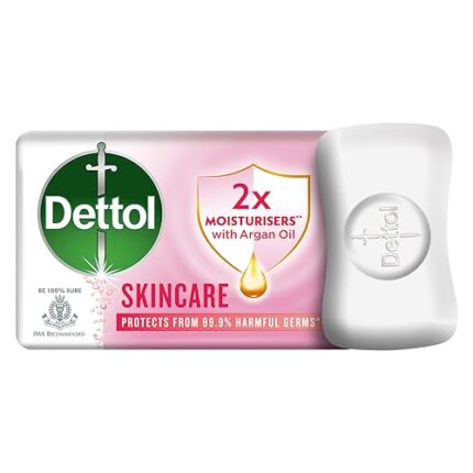 Dettol Skincare Moisturizing Beauty Bathing Soap Bar with Argan Oil (125gm) | Softer Skin