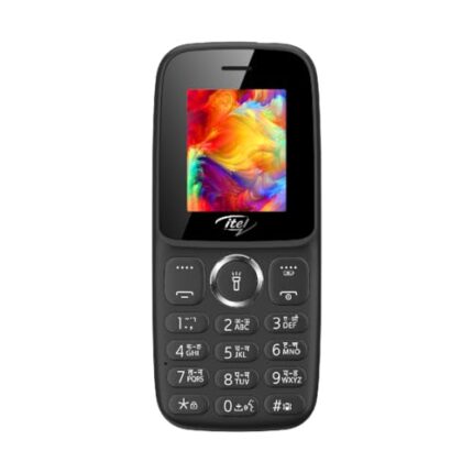 itel U30 Keypad Mobile | 1200mAh Battery | Wireless FM with Recording | Supports 9 Indian Languages | Kingvoice Feature | Black