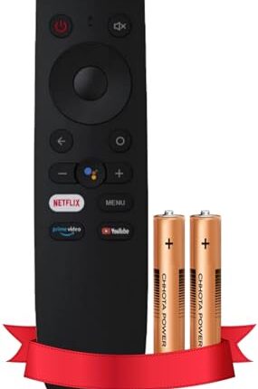 REDATOM® TV Remote for 1+ ONEPLUS LED LCD TV with 2 AAA Batteries | Suitable for Original Pro Series FHD Smart Android 4K UHD QLED OLED Television (V1 NoVoice)