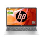 HP Laptop 15, AMD Ryzen 5 7520U, 15.6-inch (39.6 cm), FHD, 16GB LPDDR5, 512GB SSD, AMD Radeon Graphics, FPR, FHD Camera w/Privacy Shutter, Backlit KB (Win 11, MSO 2021, Silver, 1.59 kg), fc0031AU