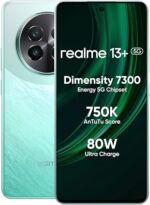 realme 13+ 5G (Speed Green, 8GB RAM, 256GB Storage) | Expandable Upto 2TB | Up to 18GB Dynamic RAM | 50MP AI Dual Camera | 6.67" AMOLED Display | 80W Ultra Charging DAK | Dimensity 7300E Processor