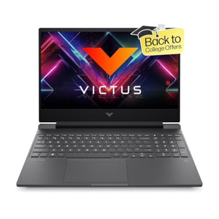 HP Victus Gaming Laptop, 12th Gen Intel Core i5-12450H,4GB RTX 2050 GPU,15.6-inch(39.6 cm),FHD,IPS,144Hz,16GB DDR4,512GB SSD,Backlit KB,W11+MSO,B&O,9ms Response time(Mica Silver, 2.29 kg),15-fa1099TX