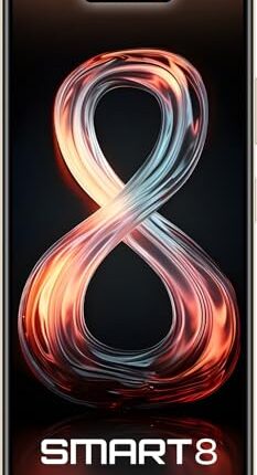 Infinix Smart 8 8GB RAM 128GB Storage | 5000 mAh Heavy Battery | Android 13 Go | 50MP + AI Camera | Dual Sim (Shiny Gold)