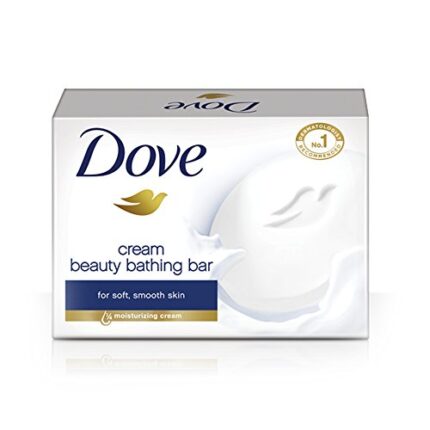 Dove Cream Beauty Bathing Bar With ¼ Moisturizing Cream To Give You Softer, Smoother Skin, 50 g