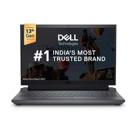 Dell G15-5530 Gaming Laptop, Intel Core i7-13650HX Processor/16GB/512GB SSD/NVIDIA RTX 4060, 8GB GDDR6/15.6" (39.62cm) FHD 165Hz, 3ms, sRGB-100%/Win 11+MSO'21+McAfee 15 Month/Dark Shadow Gray/2.65kg