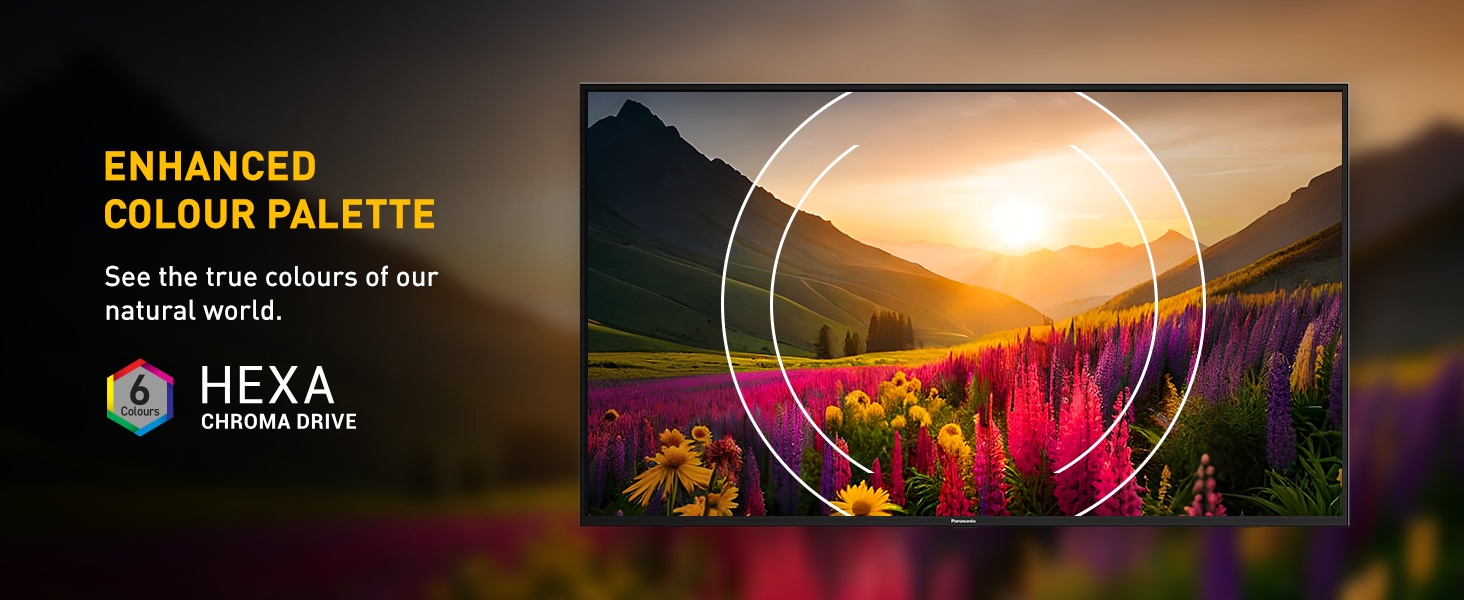 Panasonic 4K Ultra HD TV, Enhanced Colour