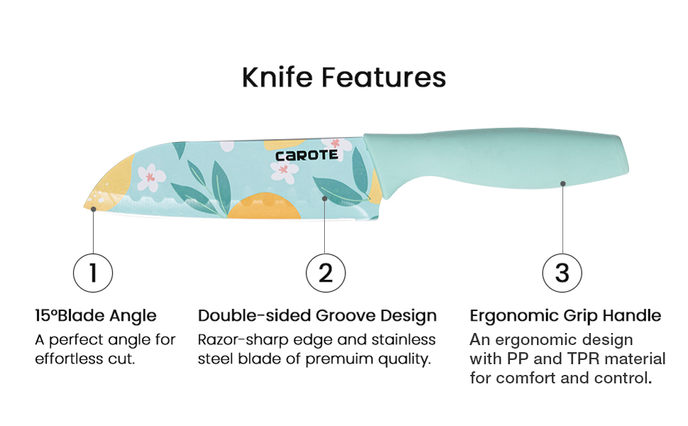 Features of Knife sharp ergonomic