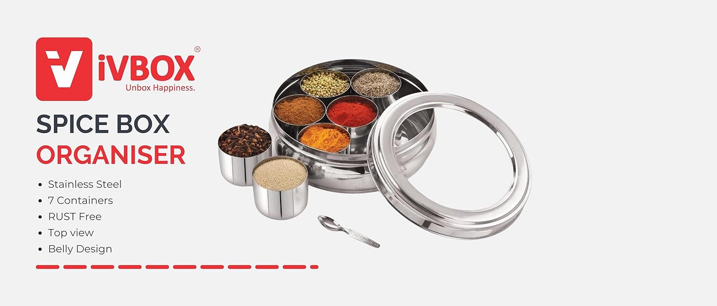 Stainless Steel Masala dabba