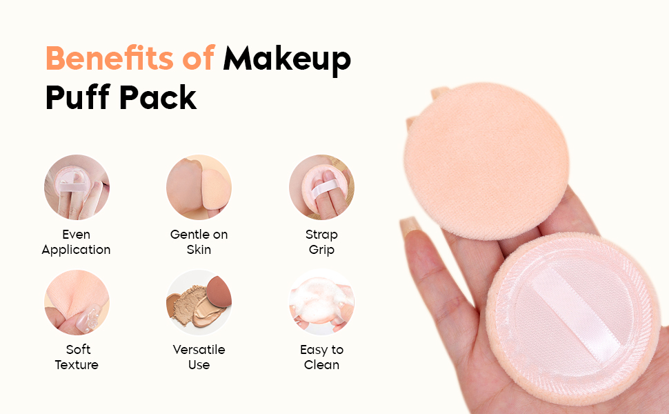 Benefits of Makeup Puff Pack