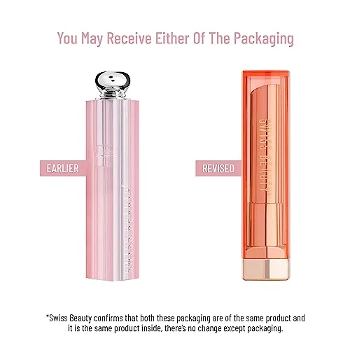Swiss Beauty Shea Butter Color Changing Lip Balm, Lip Makeup, 3.2g - Image 2