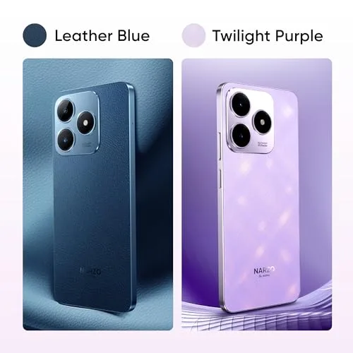 realme NARZO N63 (Twilight Purple,4GB RAM+64GB Storage) 45W Fast Charge | 5000mAh Durable Battery | 7.74mm Ultra Slim | 50MP AI Camera | AI Boost - Image 6