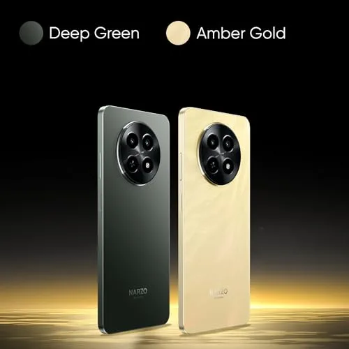 realme NARZO N65 5G (Deep Green 4GB RAM, 128GB Storage) India's 1st D6300 5G Chipset | Ultra Slim 190g Design | 120Hz Eye Comfort Display | 50MP AI Camera| Charger in The Box - Image 7