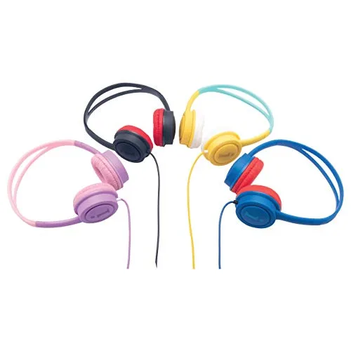 iBall Star Wired Over The Ear Headphone without Mic (Black and Red) - Image 5