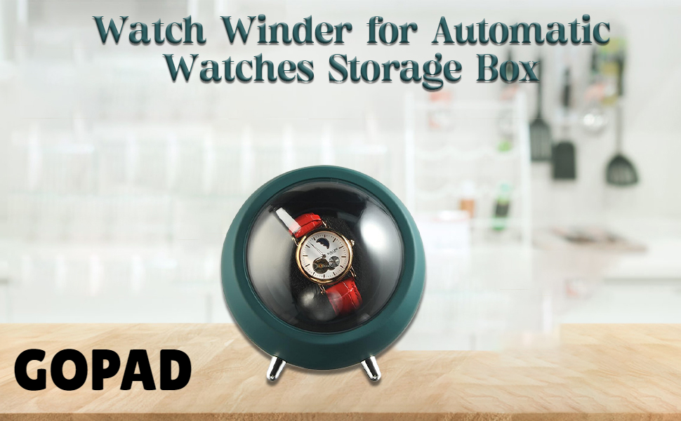 Automatic Watch Winder Storage Box, Watches Organizer for Men Women