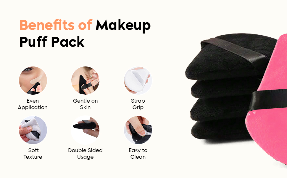 Benefits of Makeup Puff Pack