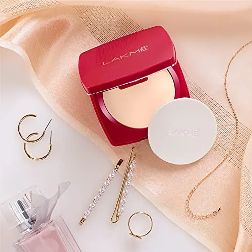 Lakme Nourishing,Smoothening Face It Compact, Coral, 9 G - Image 9