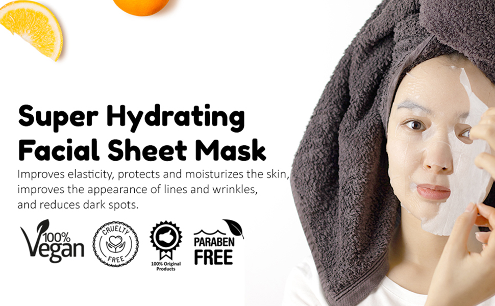 Masking Diva and Beauty Facial sheet Mask for women and men