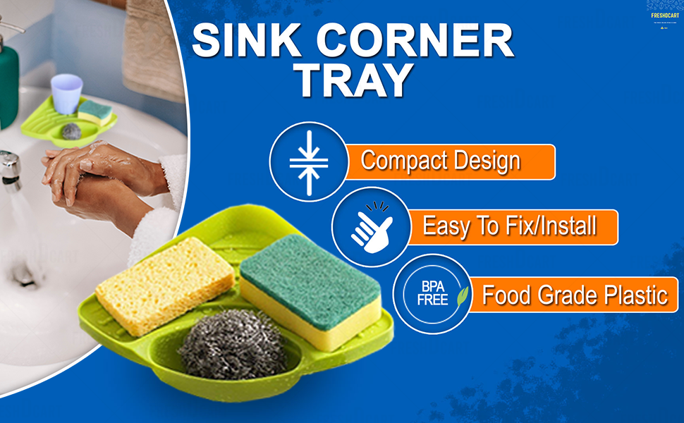 sink corner tray