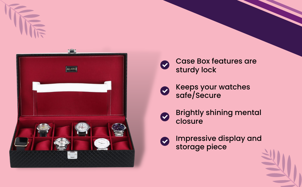 SPN-E2FAC watch case organizer box 