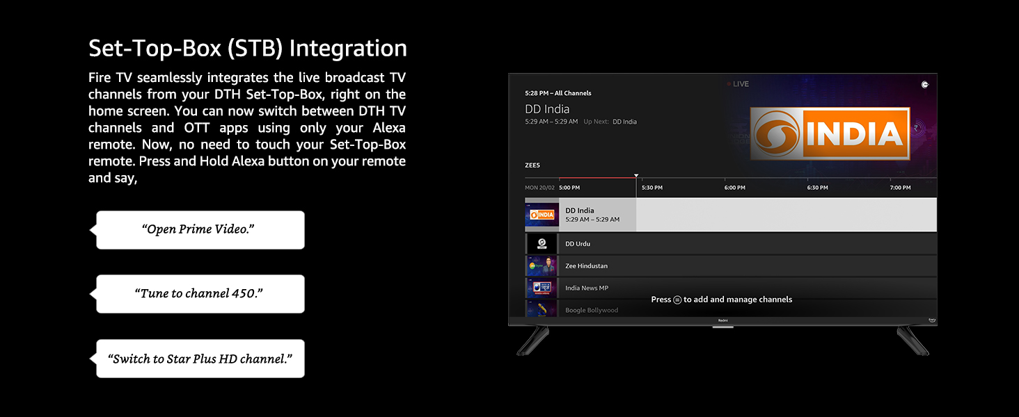 Live TV Integration