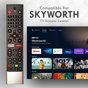 Skyworth TV remote replacement