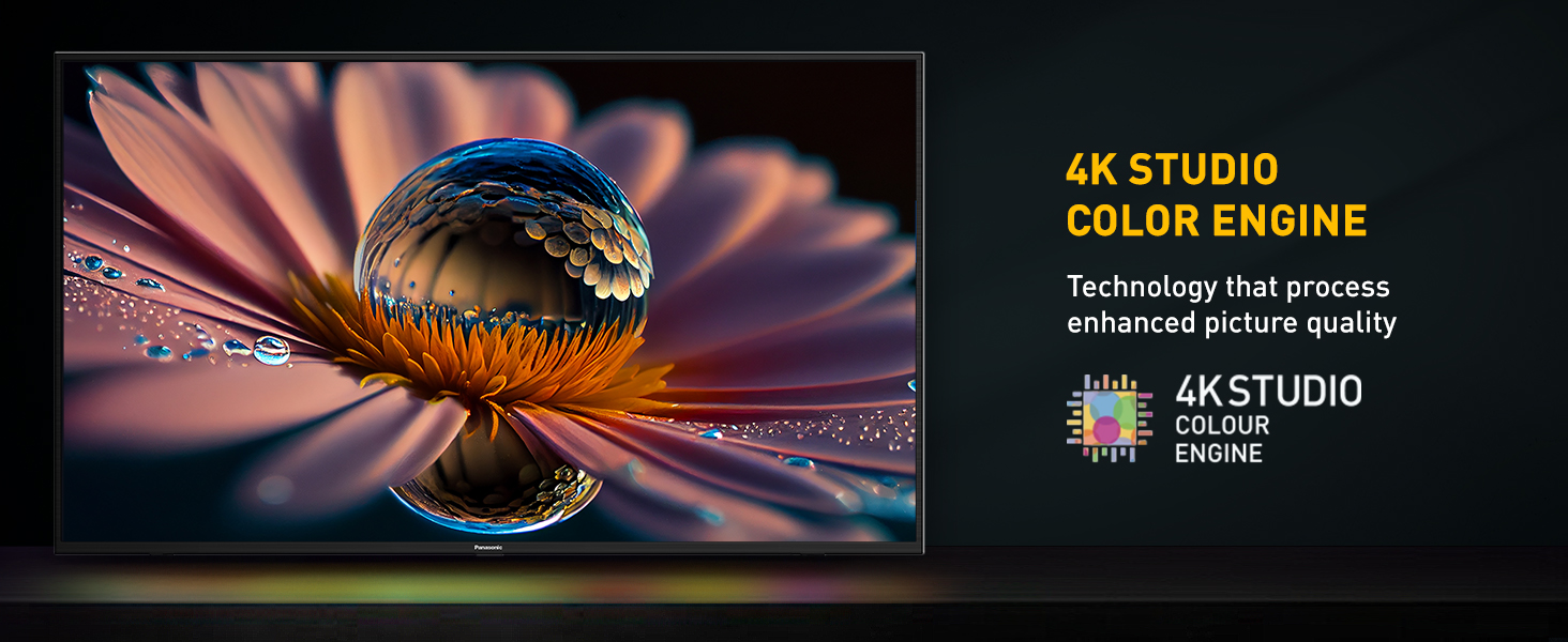 Panasonic 4K Ultra HD TV, 4K Studio Colour Engine