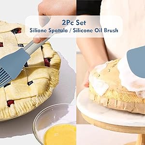 Naalsa Mixwel silicone brush and spatula