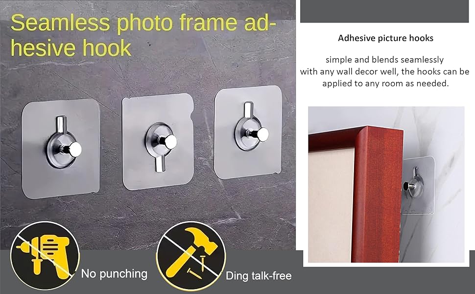 adhesive hooks for wall heavy duty