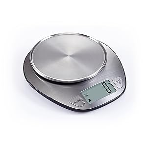 Themisto TH-WS20 Digital Kitchen Weighing Scale Stainless Steel (5Kg)