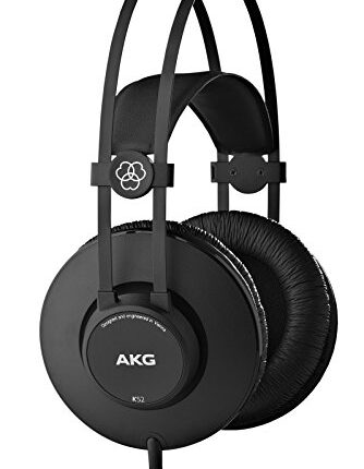 AKG 3169H00010 Closed Back Headphones (Black),Wired
